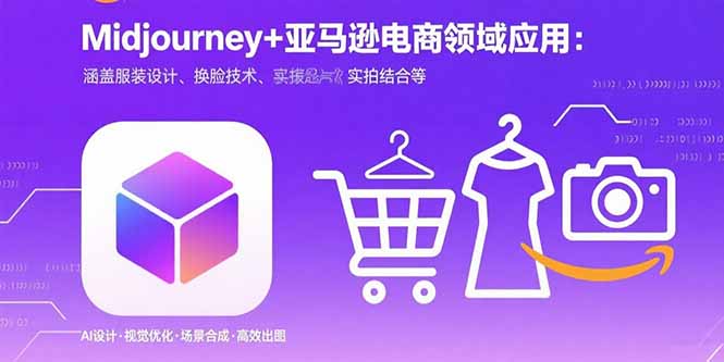 Midjourney+电商领域商业应用：涵盖服装设计、换脸技术、实拍结合等-网创项目