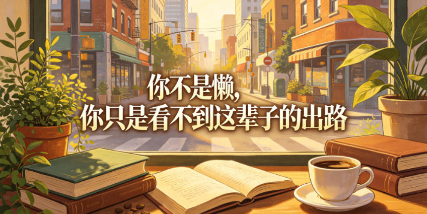 付费文章：你不是懒，你只是看不到这辈子的出路-网创项目
