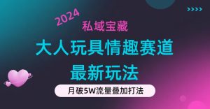 (11541期)私域宝藏:大人玩具情趣赛道合规新玩法,零投入,私域超高流量成单率高-网创项目
