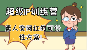 超级IP训练营-IP大课,素人变网红的可行性方案!(61节)-网创项目
