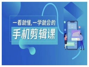 抖音手机剪辑运营变现课，一看就懂，一学就会的-网创项目