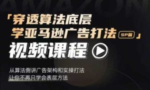穿透算法底层，学亚马逊广告打法SP篇，从算法侧讲广告架构和实操打法，让你不再只学会表层方法-网创项目