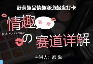 比高社群：情趣赛道训练营，野萌趣品情趣赛道起盘打卡，市场刚需项目-网创项目