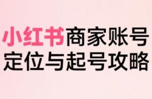 小红书电商全链路实战从定位到爆单，系统拆解小红书商家起号全流程-网创项目