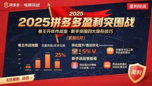 2025拼多多盈利突围战：卷王开年作战室，新手突围四大隐形技巧(更新8月-网创项目