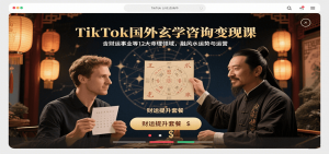 TikTok国外玄学咨询变现课，含财运事业等12大命理领域，融风水运势与运营-网创项目