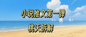小说推文项目操作全流程第一弹，0粉就能做，门槛低非常适合新手-网创项目