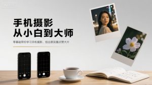 手机摄影从小白到大师，零基础带你学习手机摄影，拍出朋友圈点赞大片-网创项目