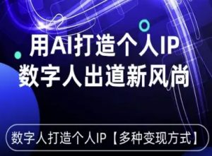 用星幻AI数字人打造个人IP,实现多种变现方式,数字人出道新风尚-网创项目