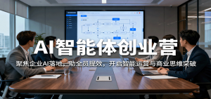 AI智能体创业营：聚焦企业AI落地，助全员提效，开启智能运营与商业思维突破-网创项目