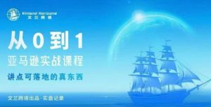 从0-1亚马逊实战课程,亚马逊从0-1,从1-10实操变现-网创项目