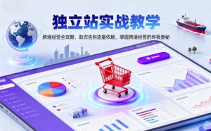 独立站实战教学，跨境经营全攻略，助您告别流量依赖，掌握跨境经营的终极奥-网创项目