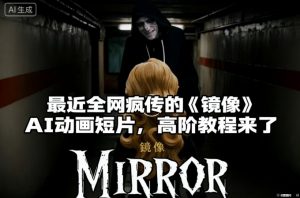 付费文章:最近全网疯传的《镜像》AI动画短片,高阶教程来了-网创项目
