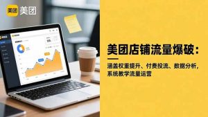 美团店铺流量爆破:涵盖权重提升、付费投流、数据分析,系统教学流量运营-网创项目