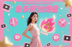 美女视频搬运去重技术教学,条条原创爆量-网创项目