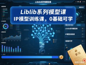 Liblib系列模型课，IP模型训练课，0基础可学-网创项目