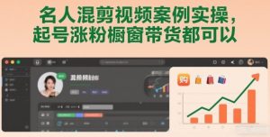 名人混剪视频案例实操,起号涨粉橱窗带货都可以-网创项目