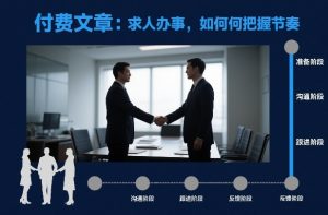 付费文章:求人办事,如何把握节奏-网创项目