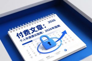 付费文章：个人年度建议指南：2026年指南-网创项目