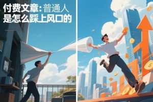 付费文章:普通人是怎么踩上风口的-网创项目