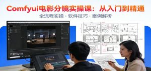 ComfyUI电影分镜实操课:分镜一致性,全流程AI视频制作,零基础也能做专业分镜-网创项目