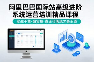阿里巴巴国际站高级进阶系统运营培训精品课程，实战干货，强实操，真正可落地才是王道-网创项目