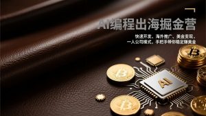 AI编程出海掘金营：快速开发、海外推广、美金变现，一人公司模式，手把手带你稳定赚美金-网创项目