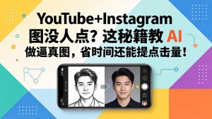 YouTube+Instagram图没人点？这秘籍教 AI 做逼真图，省时间还能提点击量-网创项目