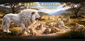 用一张普通图片，通过GPT写剧情，再用Seedance 2.0做动态演绎，居然能生成迪士尼风格搞笑动画-网创项目