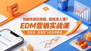 怕邮件进垃圾箱、短信没人理？EDM营销实战课，直接带飞电商销售额【原创双语字幕】-网创项目