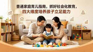 付费文章:普通家庭育儿指南,抓好社会化教育,四大维度培养孩子立足能力-网创项目
