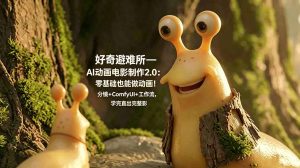 好奇避难所—AI动画电影制作2.0:零基础也能做动画!分镜+ComfyUI+工作流,学完直出完整影片-网创项目