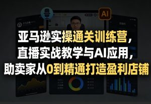亚马逊实操通关训练营,直播实战教学与AI应用,助卖家从0到精通打造盈利店铺(更新6月18日)-网创项目